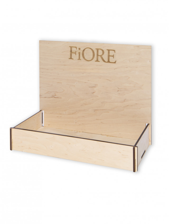 Plywood eco counter display unit