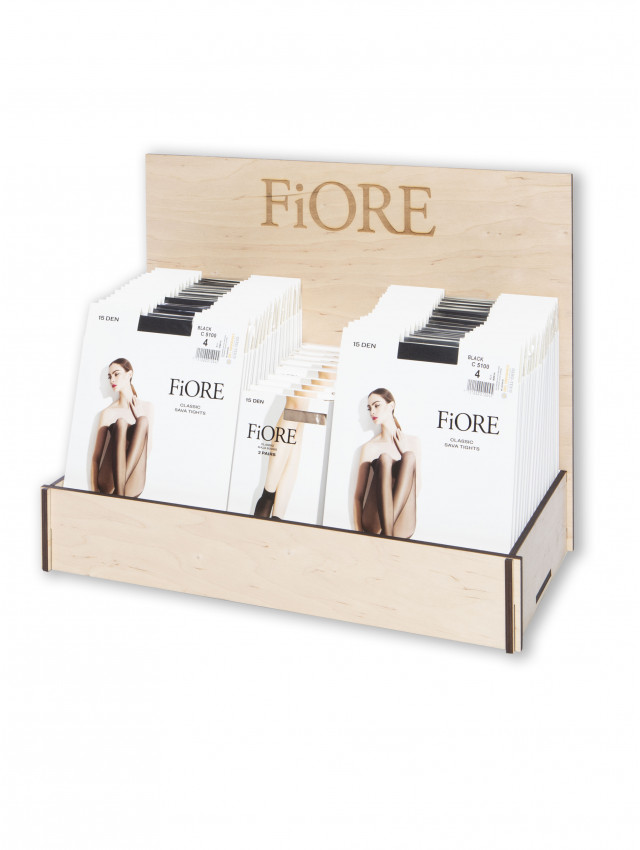 Plywood eco counter display unit