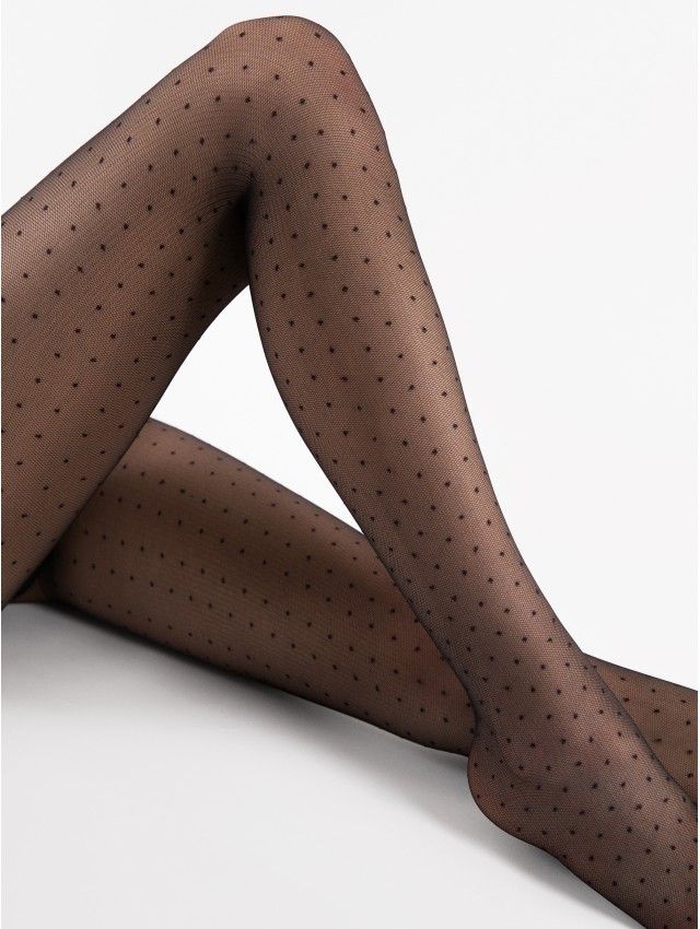 Dezire - patterned tights with dots - Easyfiore