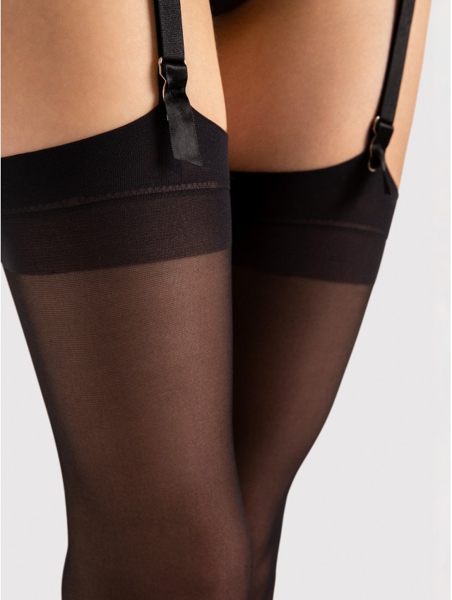 Justine - classic plus size stockings - Easyfiore
