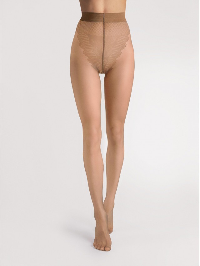 Klara - tights with figured panties - Easyfiore