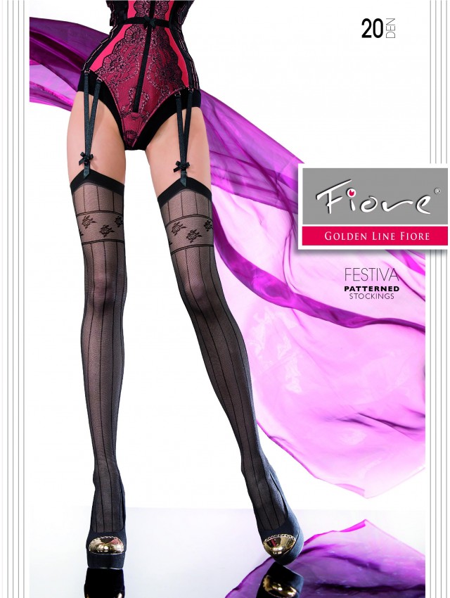 Festiva - patterned stockings - Easyfiore
